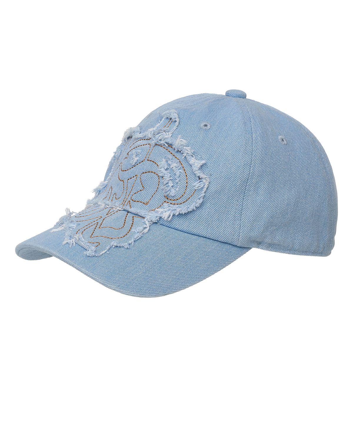 배디(BADEE) Applique Faded Denim Cap Light Blue