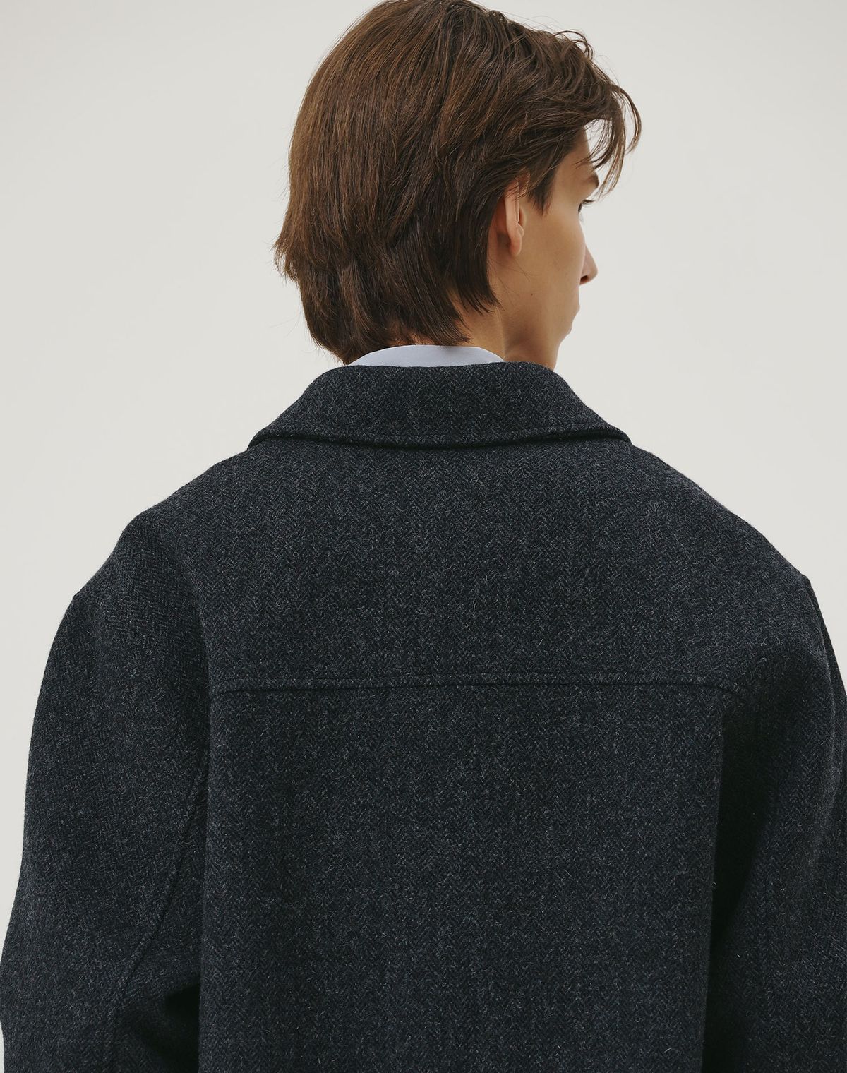 지에마르(GIEMAR) WOOL BLOUSON BLUE