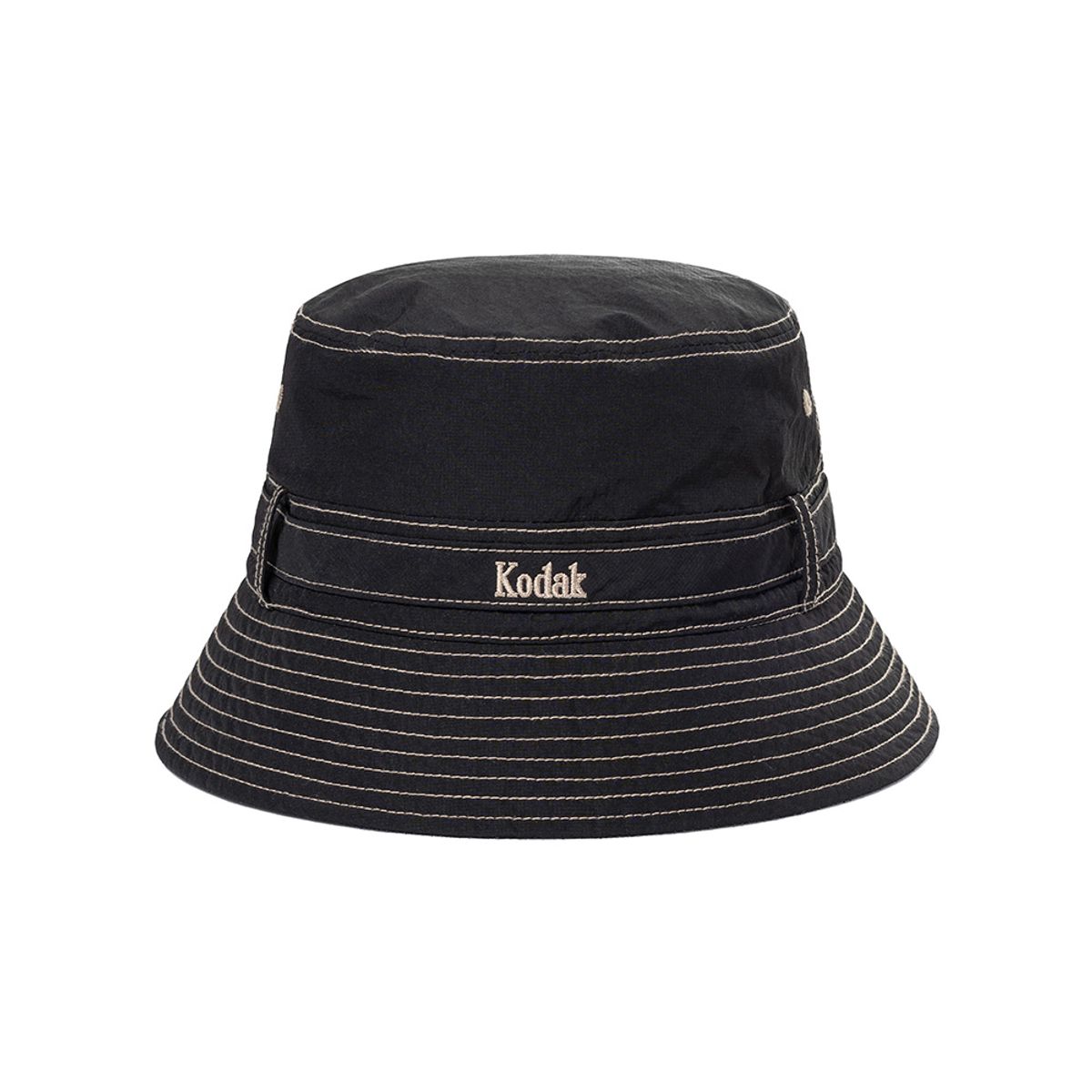 코닥(KODAK) 나일론 버킷햇 BLACK