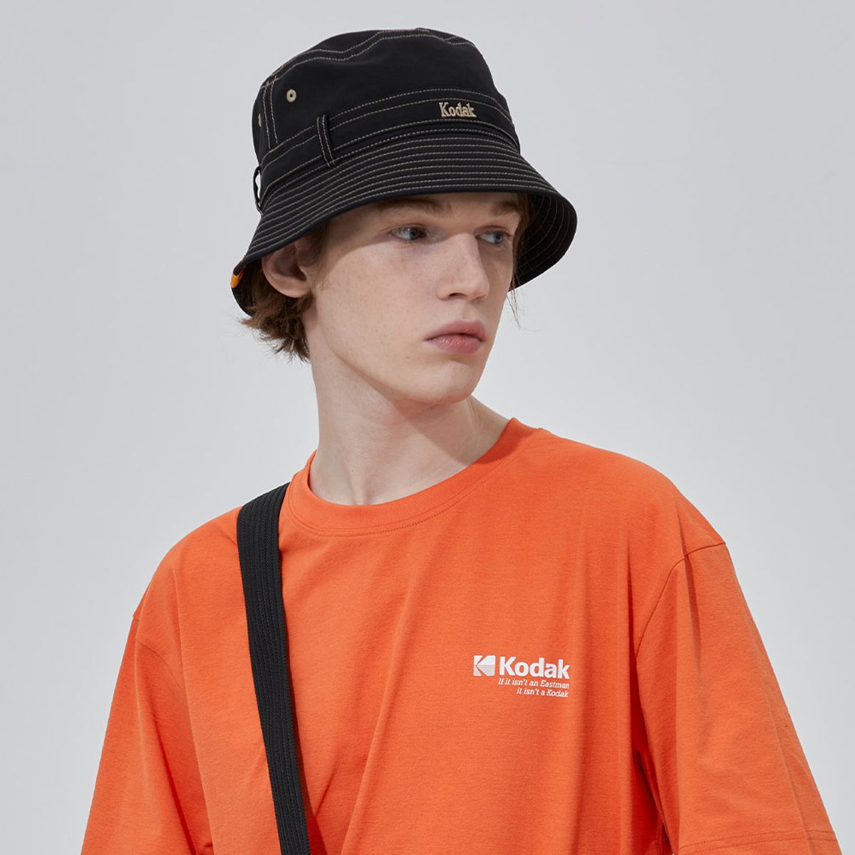 코닥(KODAK) 나일론 버킷햇 BLACK
