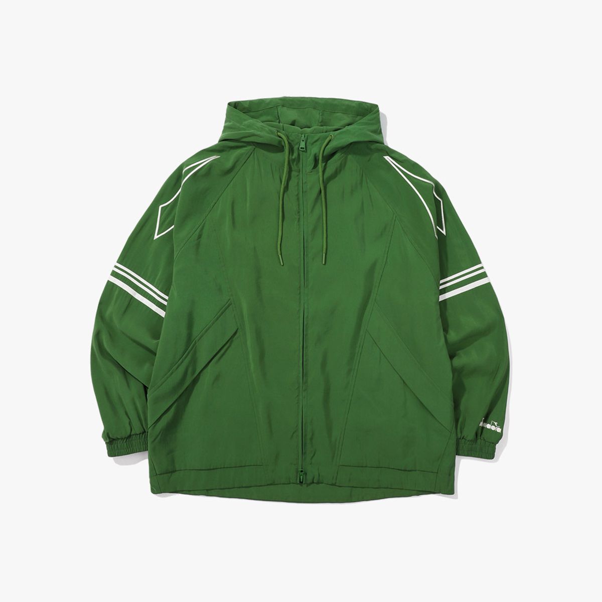 디아도라(diadora) 몬텔로 벤토 후드 자켓 OLIVE