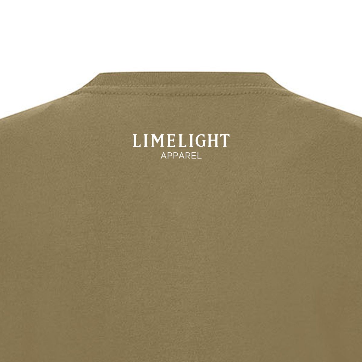 라임라잇 어패럴(LIMELIGHT APPAREL) 라임라잇 티셔츠 (카키/화이트)
