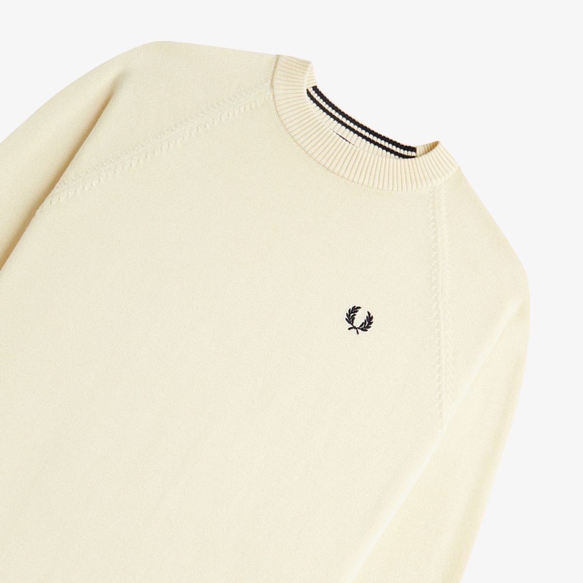 프레드페리(FRED PERRY) [Womens] 크루넥 메리노울 니트(R32) AFPF2412117-R32