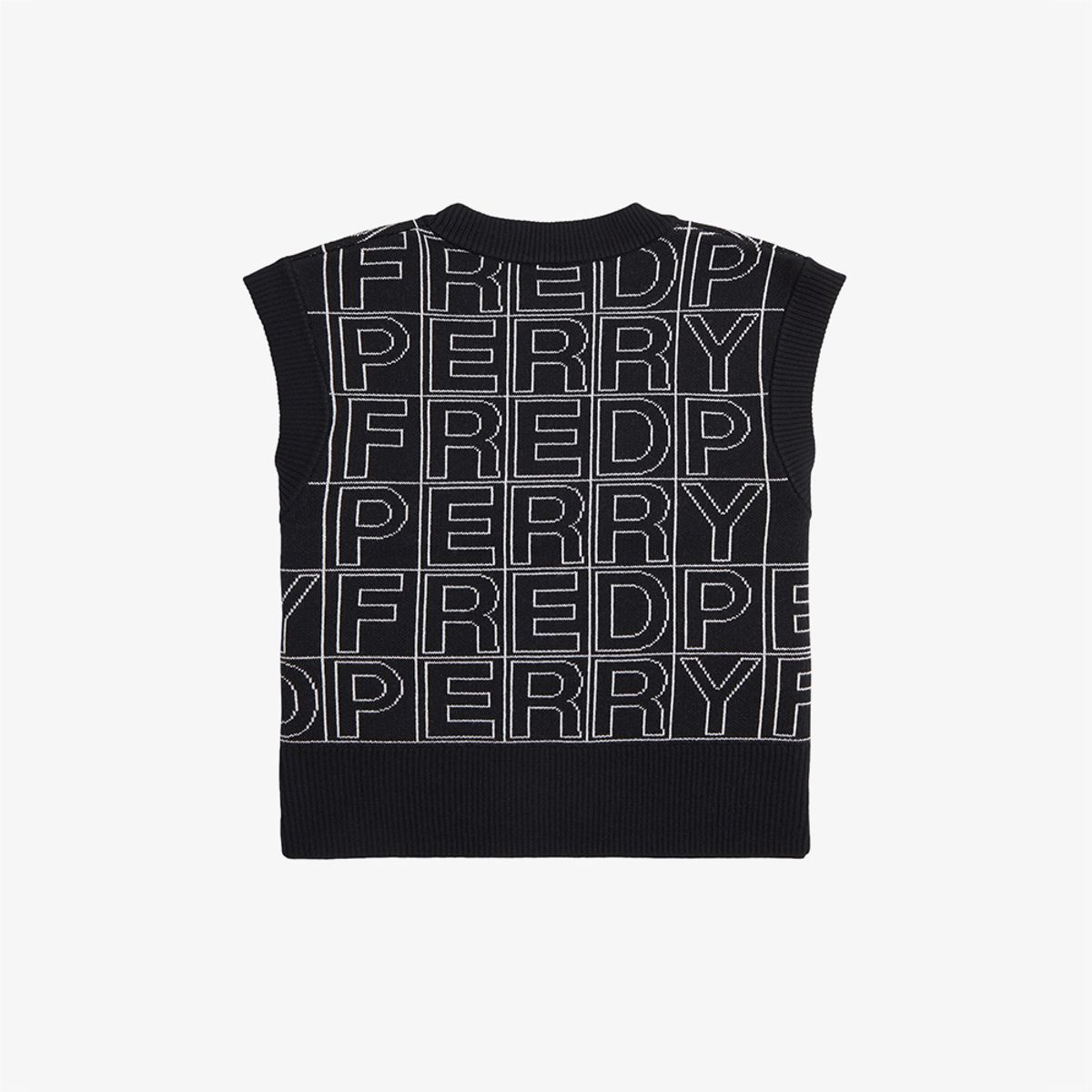 프레드페리(FRED PERRY) [Womens] 스펠아웃 메리노울 니트 베스트(102) AFPF2417103-102