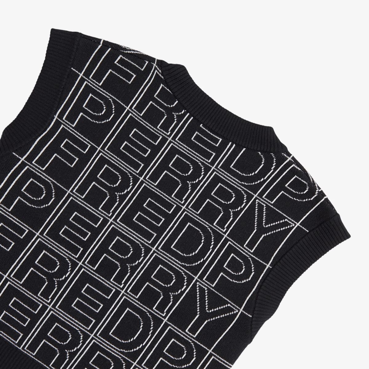 프레드페리(FRED PERRY) [Womens] 스펠아웃 메리노울 니트 베스트(102) AFPF2417103-102