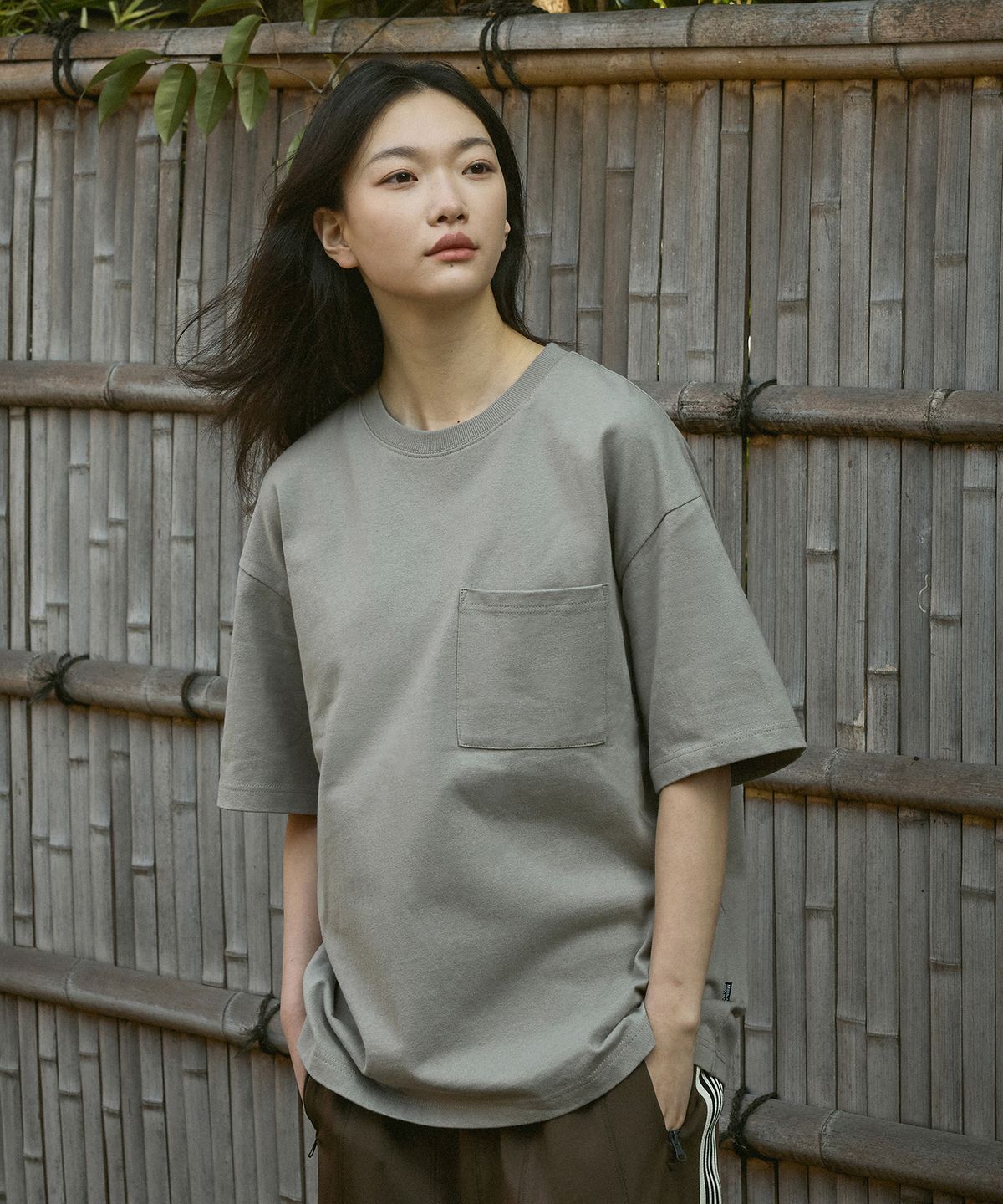 미니멀프로젝트(MINIMALPROJECT) 로버스트 헤비 포켓 반팔티셔츠 MST154 [GRAY]