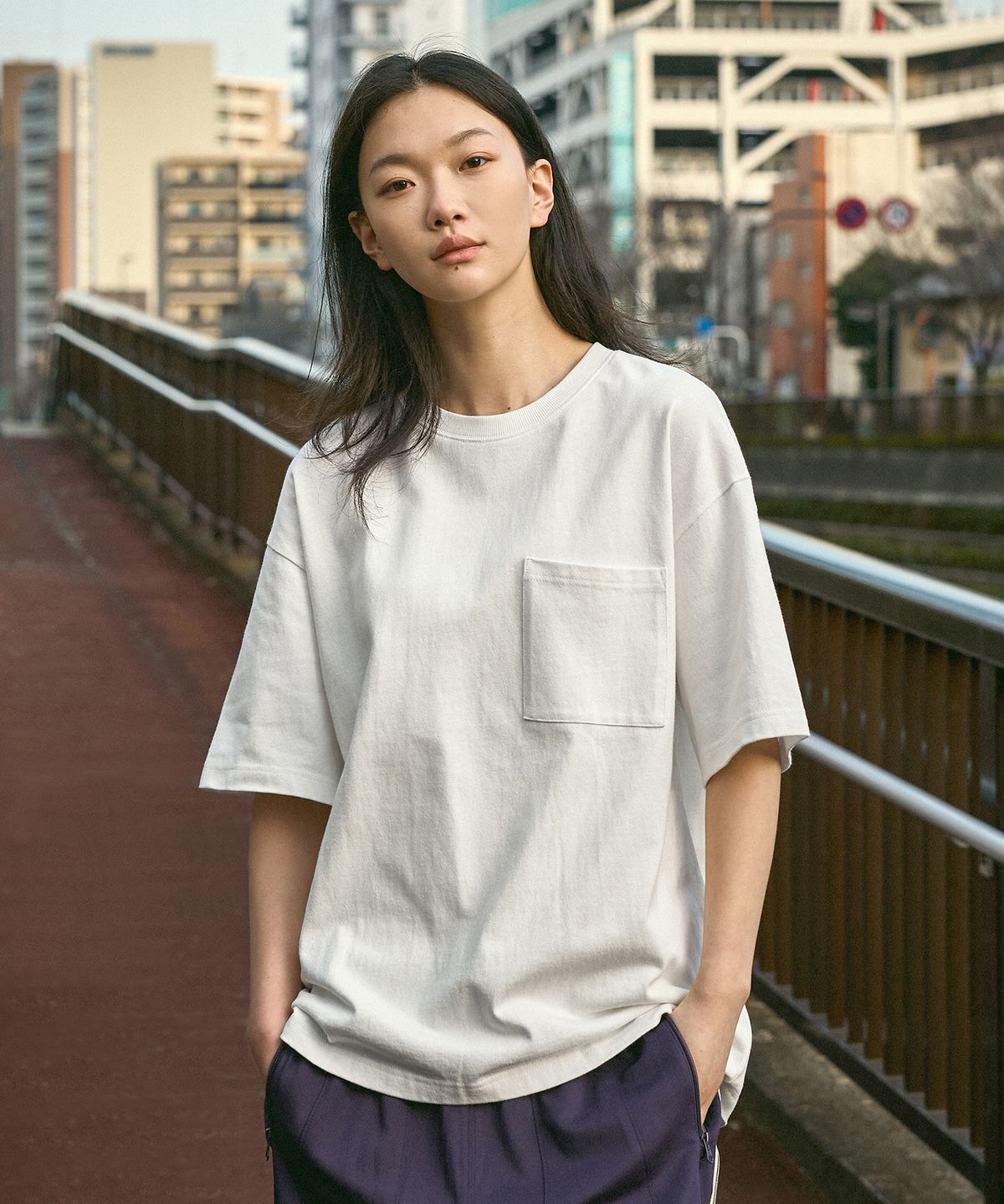 미니멀프로젝트(MINIMALPROJECT) 로버스트 헤비 포켓 반팔티셔츠 MST154 [WHITE]