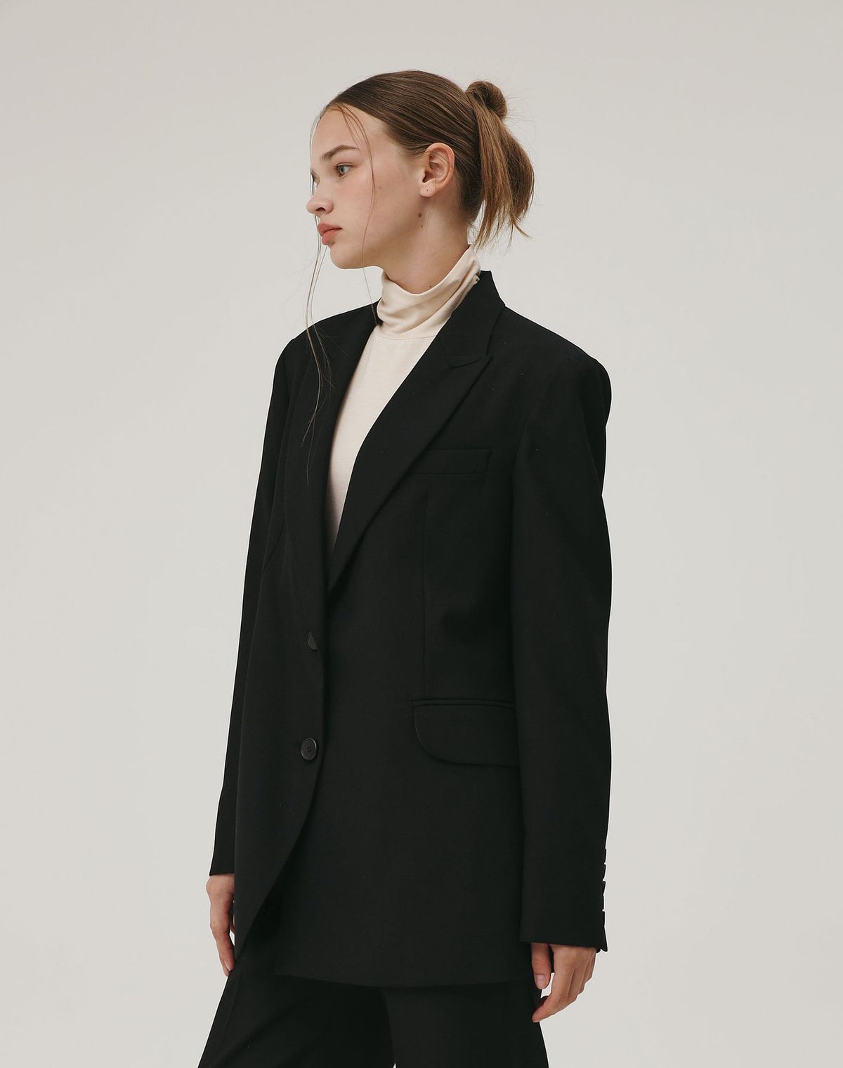 지에마르(GIEMAR) OVERFIT JACKET BLACK