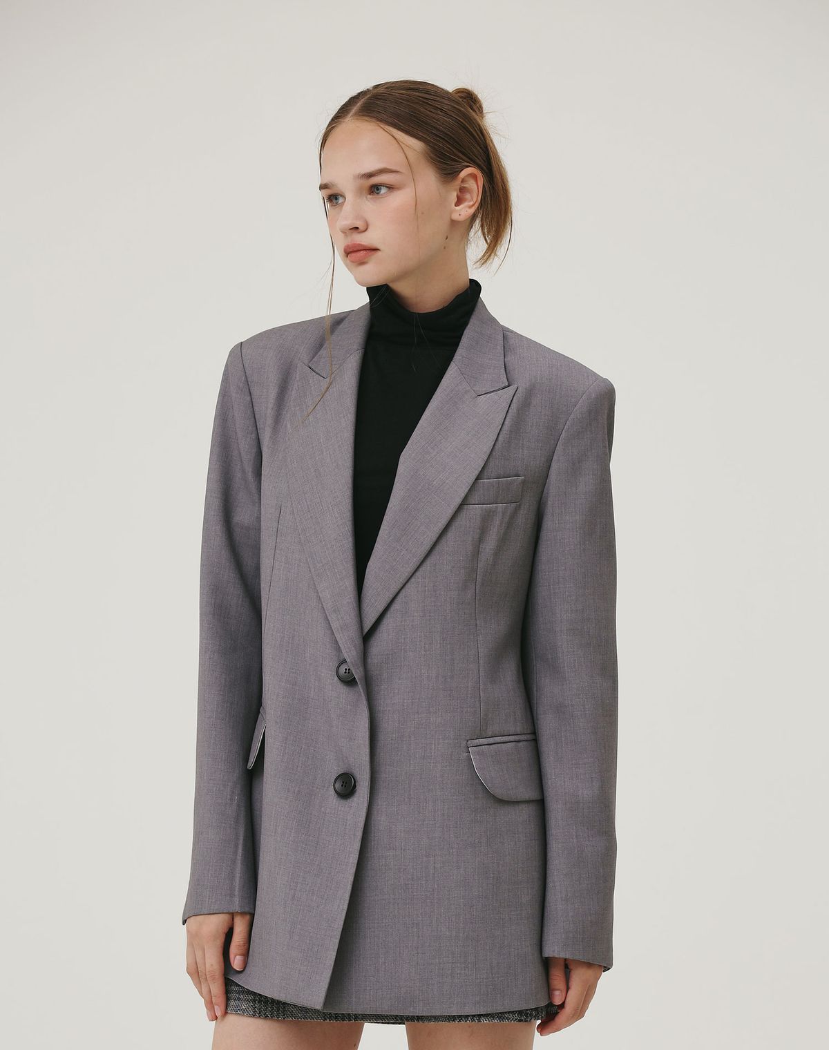 지에마르(GIEMAR) OVERFIT JACKET GRAY