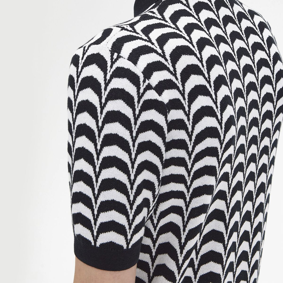 프레드페리(FRED PERRY) [Sharp] 자가드 니트 셔츠(102) AFPM2417606-102