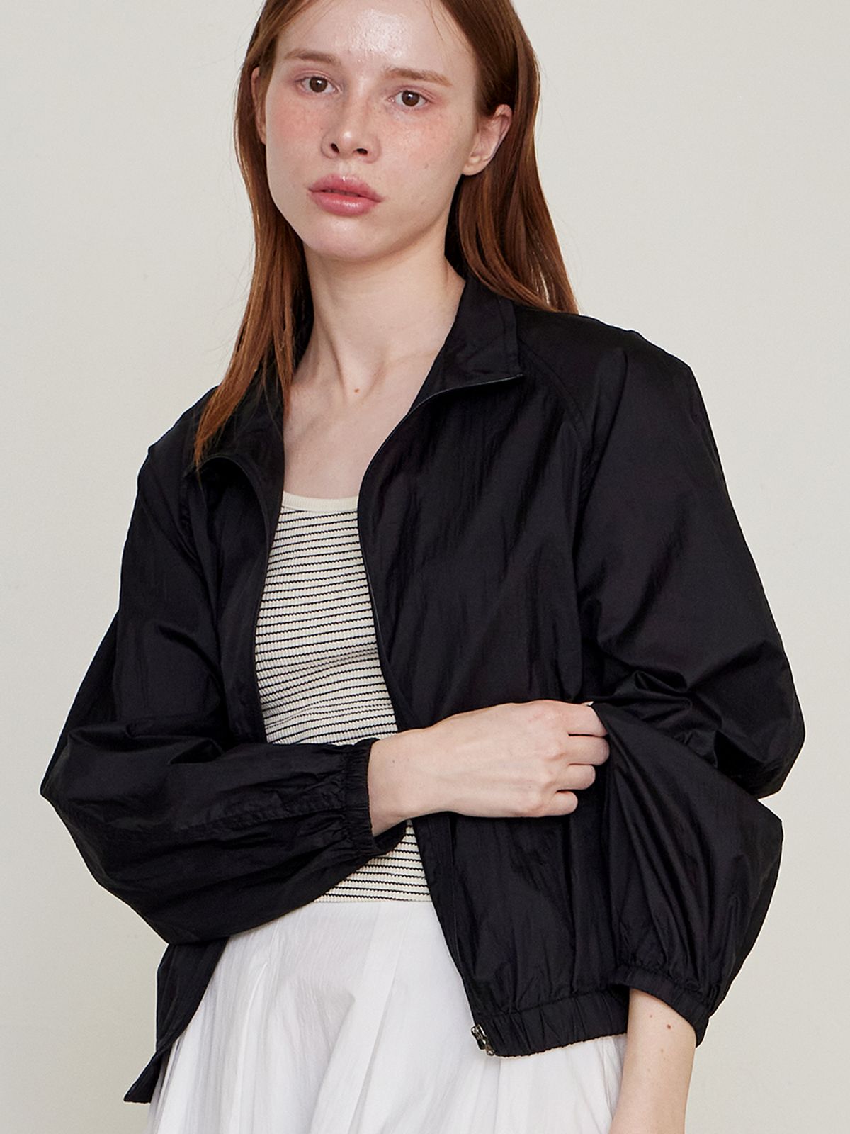 르세지엠(LESEIZEME) Valentin Zip-Up Windbreaker Jacket - 6 Colors