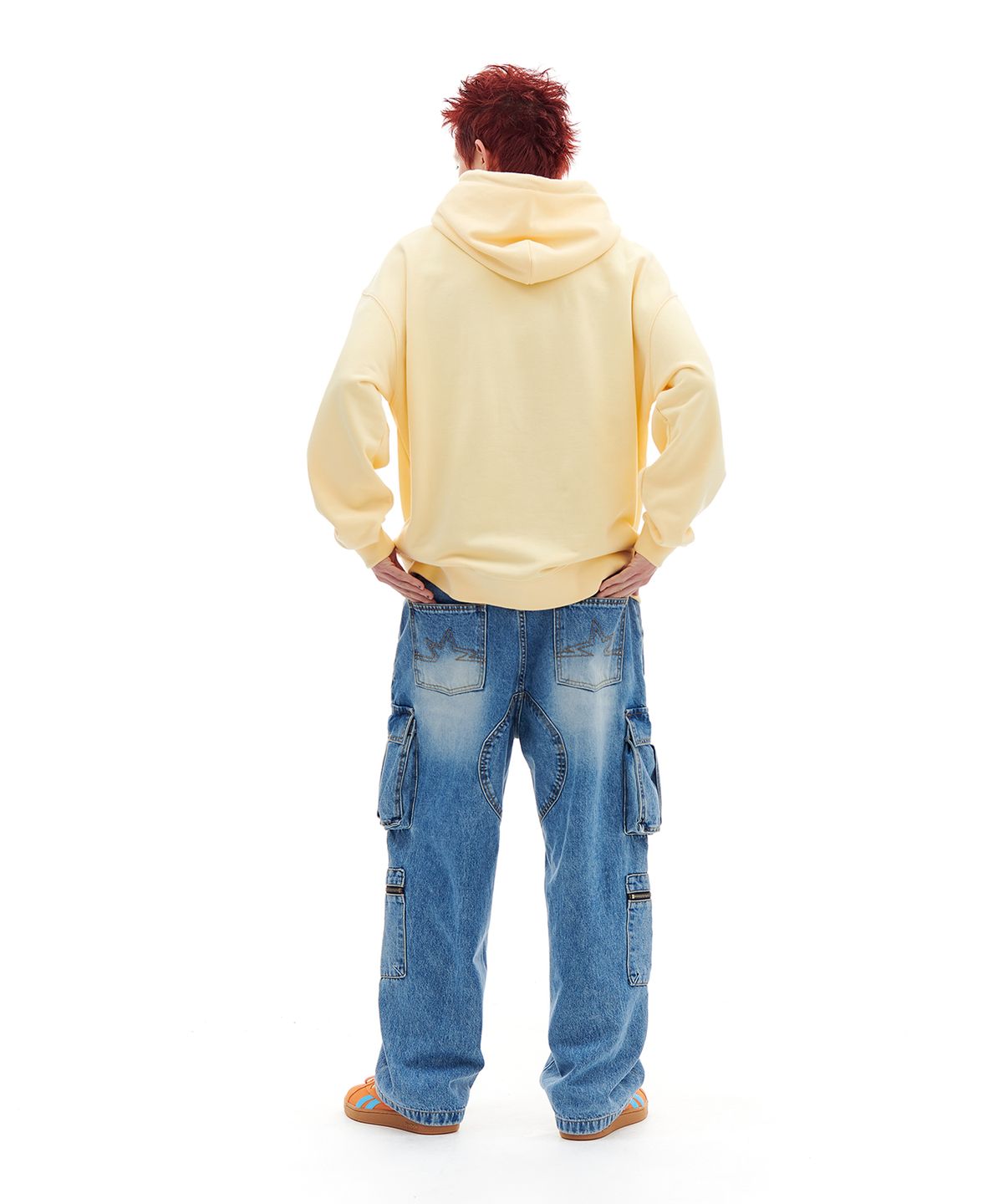 아카이브 볼드(ARCHIVE BOLD) MULTI POCKET DENIM PANTS (LIGHT BLUE)