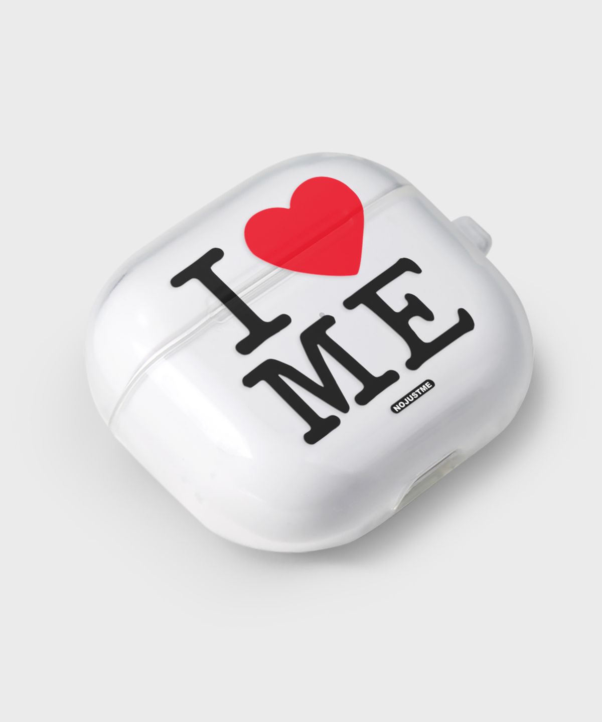 노저스트미(NO JUST ME) 에어팟 젤리 하드 케이스 I love me