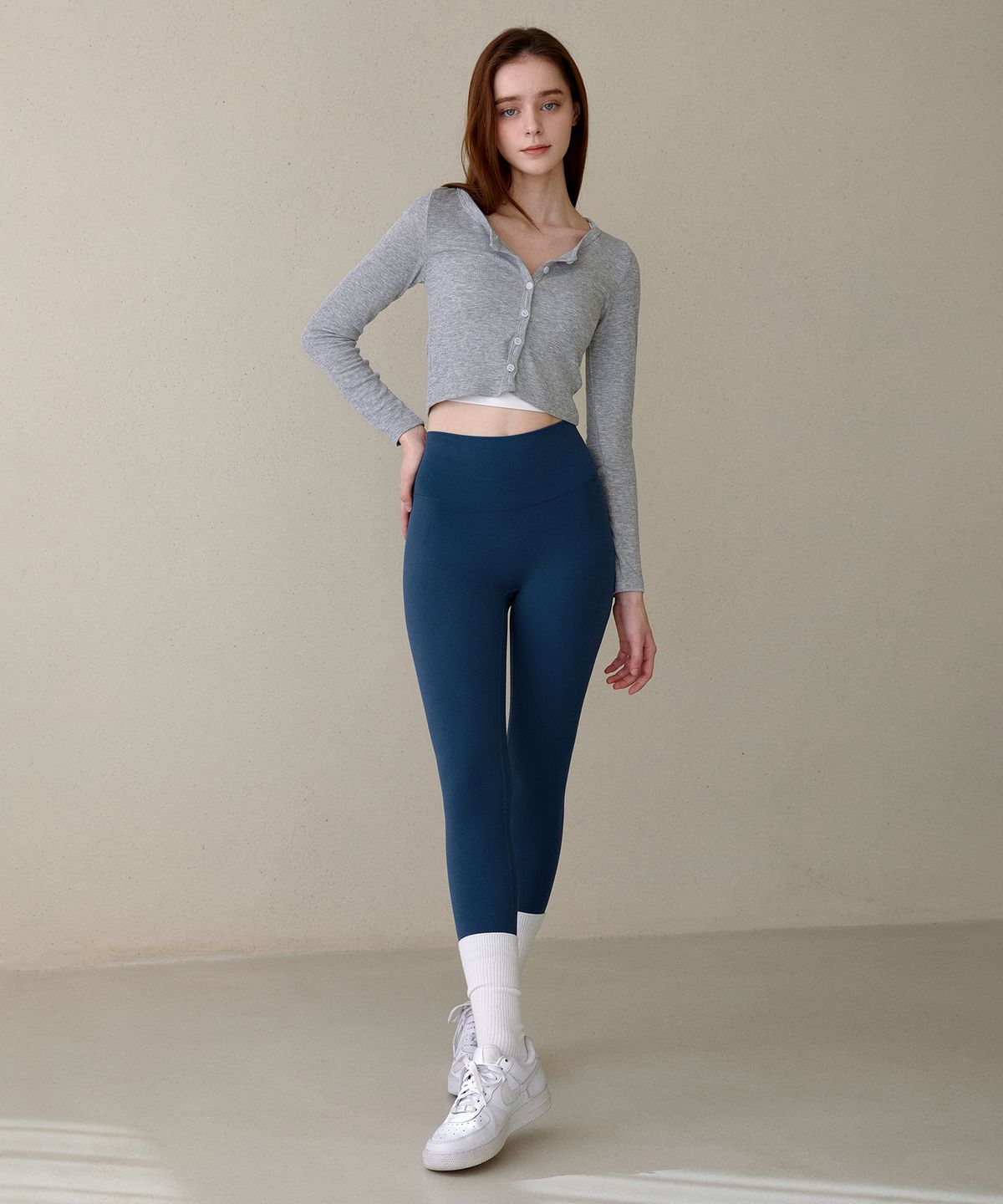콘치웨어(CONCHWEAR) 아이콘 골지 크롭 가디건 (4colors)