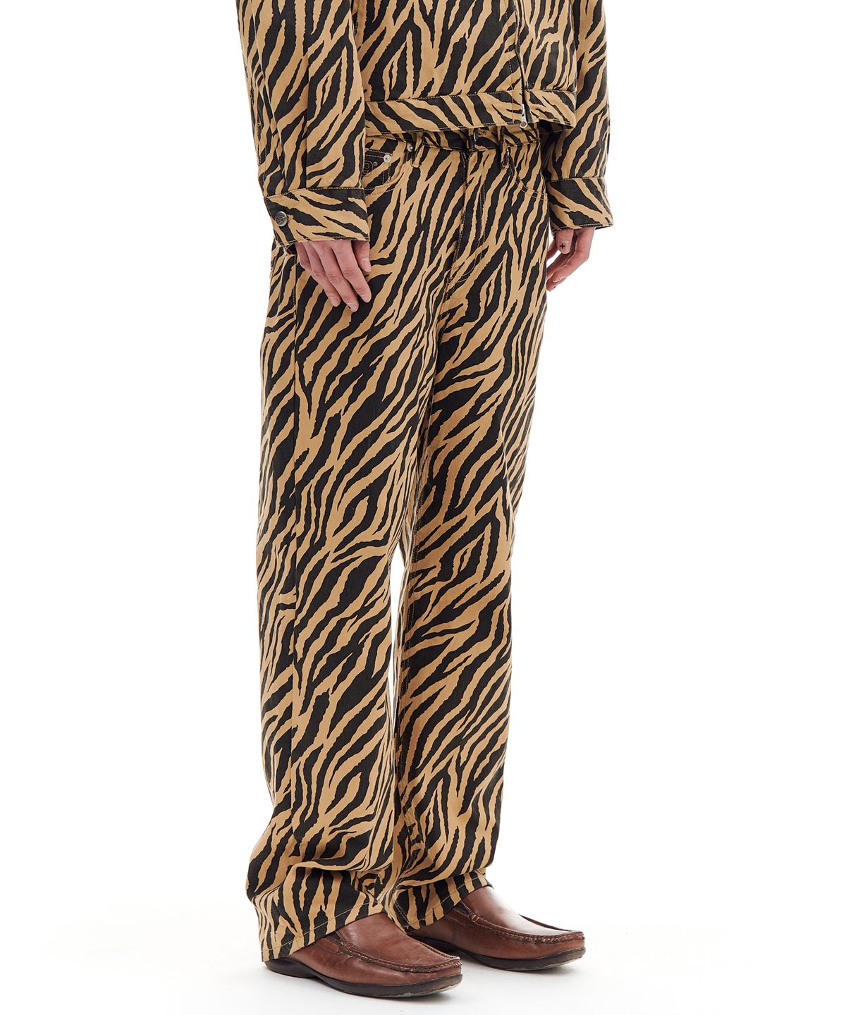 아카이브 볼드(ARCHIVE BOLD) ZEBRA TWILL PANTS (BROWN)