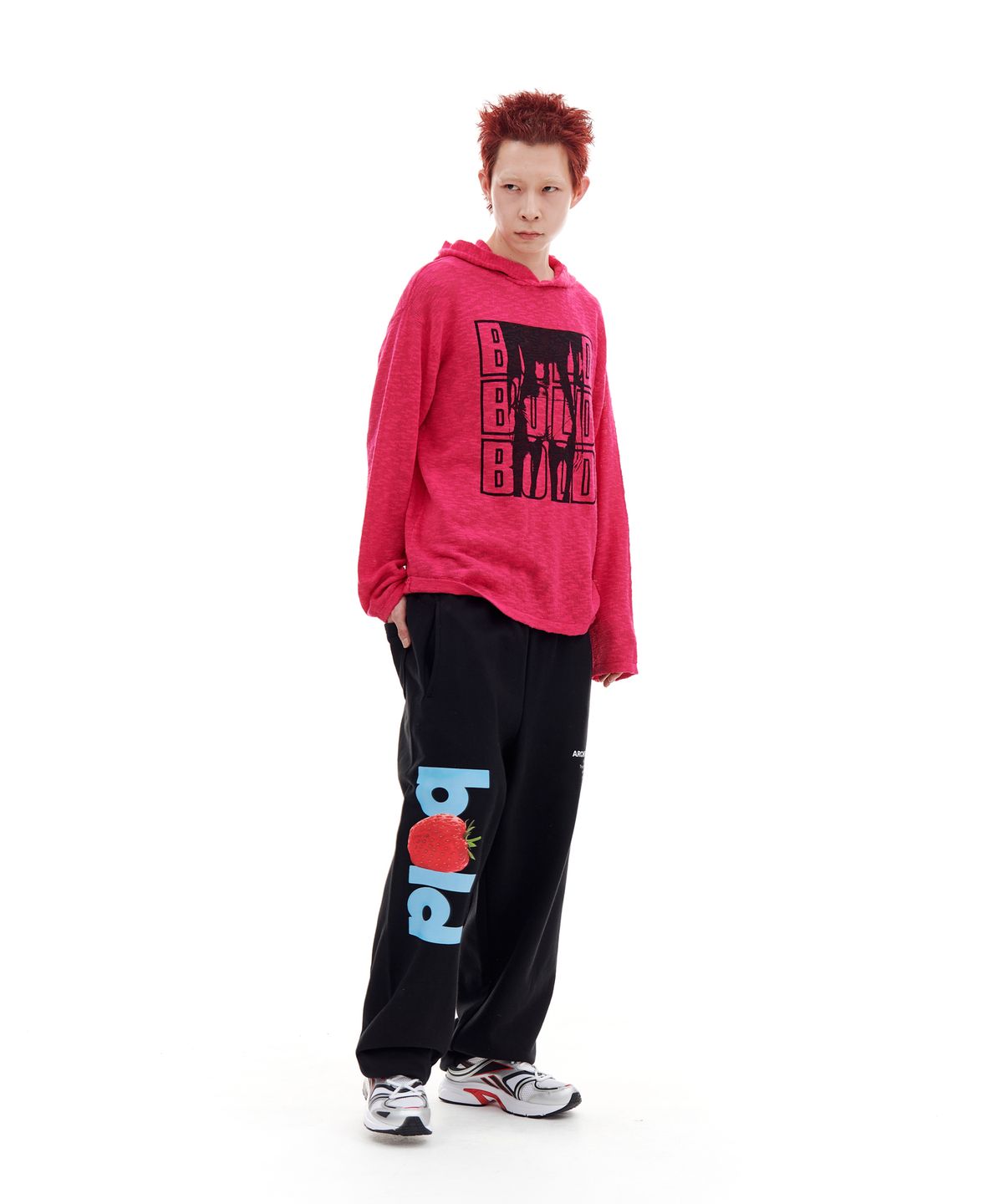아카이브 볼드(ARCHIVE BOLD) BIKINI WM KNIT HOOD (CHERRY PINK)