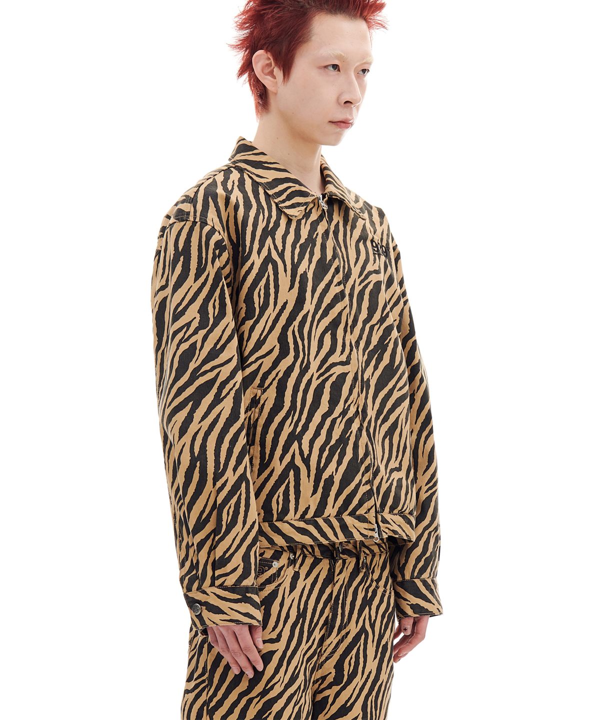 아카이브 볼드(ARCHIVE BOLD) ZEBRA TWILL JACKET (BROWN)
