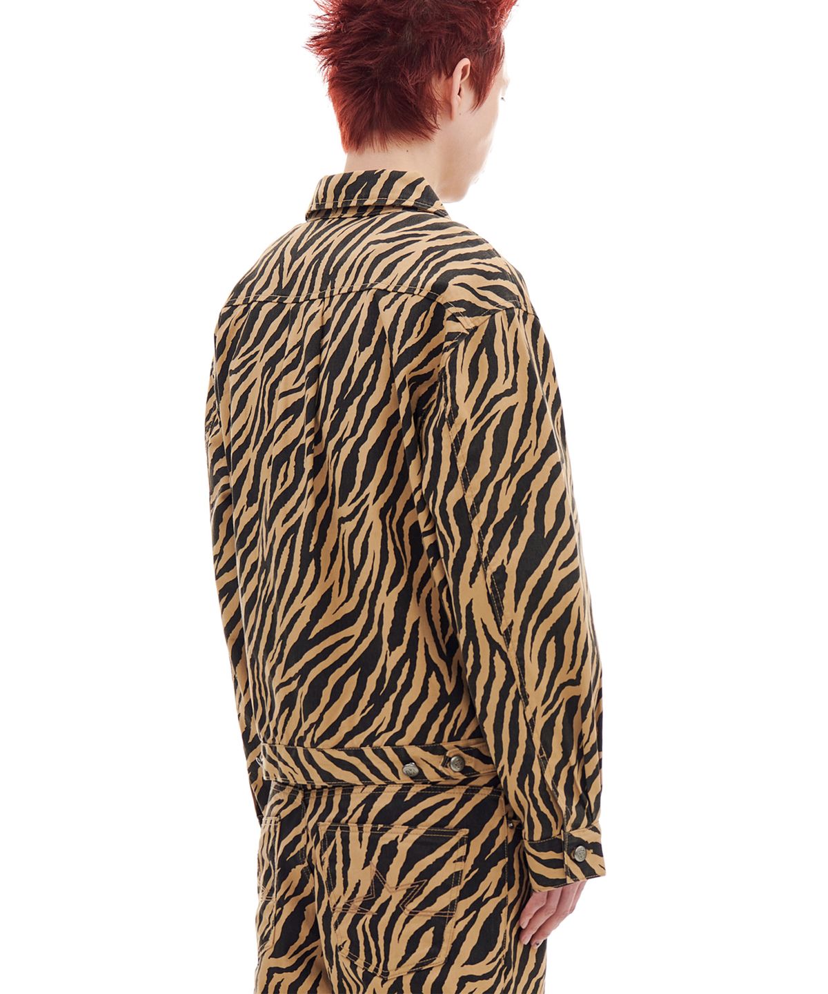 아카이브 볼드(ARCHIVE BOLD) ZEBRA TWILL JACKET (BROWN)
