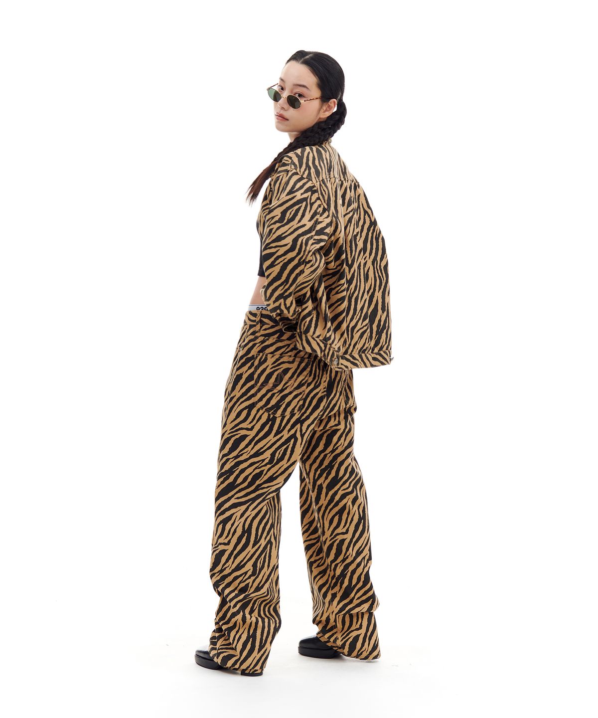 아카이브 볼드(ARCHIVE BOLD) ZEBRA TWILL JACKET (BROWN)