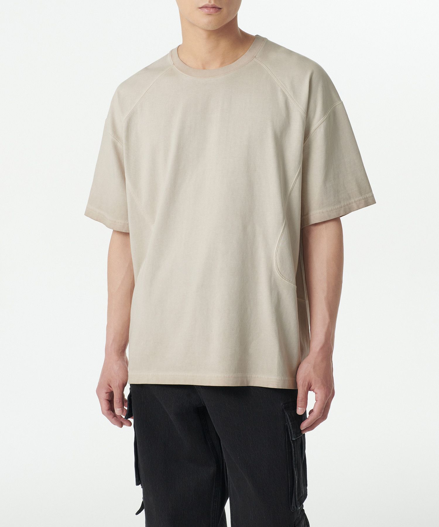 Tシャツ・カットソー *MUSINSA STANDARD* Luna Dying Structured Oversized Crew Neck MUSINSA | MUSINSA STANDARD Luna Dying Structured Oversized