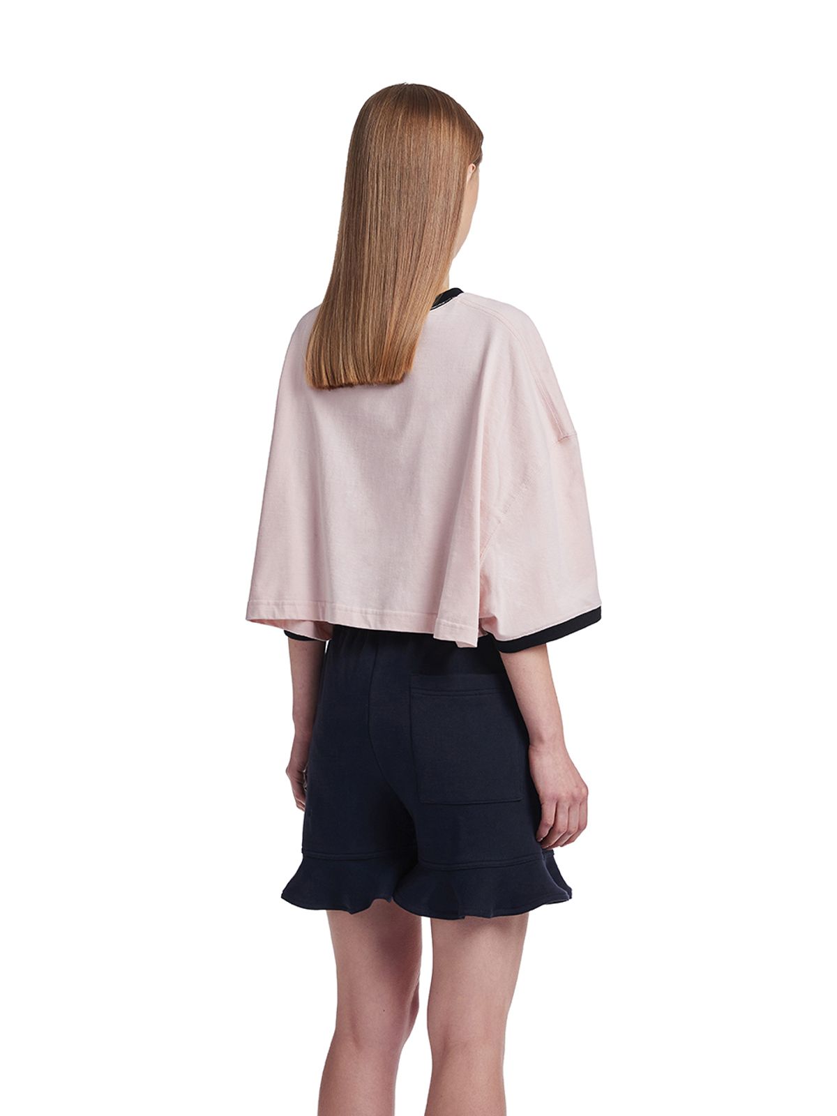 트렁크프로젝트(TRUNK PROJECT) Ringer T-Shirt_Pink