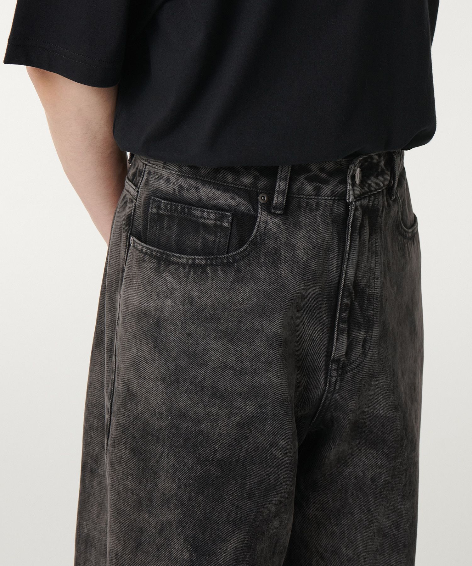 ★MUSINSA STANDARD★ Fog Washed Extra Wide Denim Pants Washe MUSINSA | MUSINSA STANDARD Fog washed extra wide denim pants