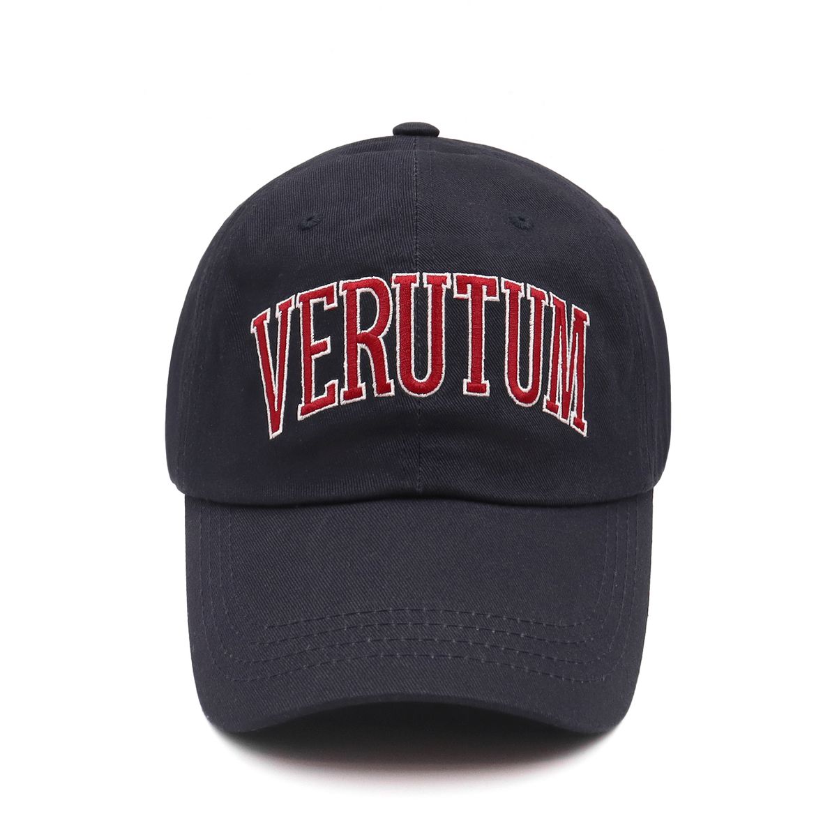 베루툼(VERUTUM) 빅 아치 로고 볼캡 네이비