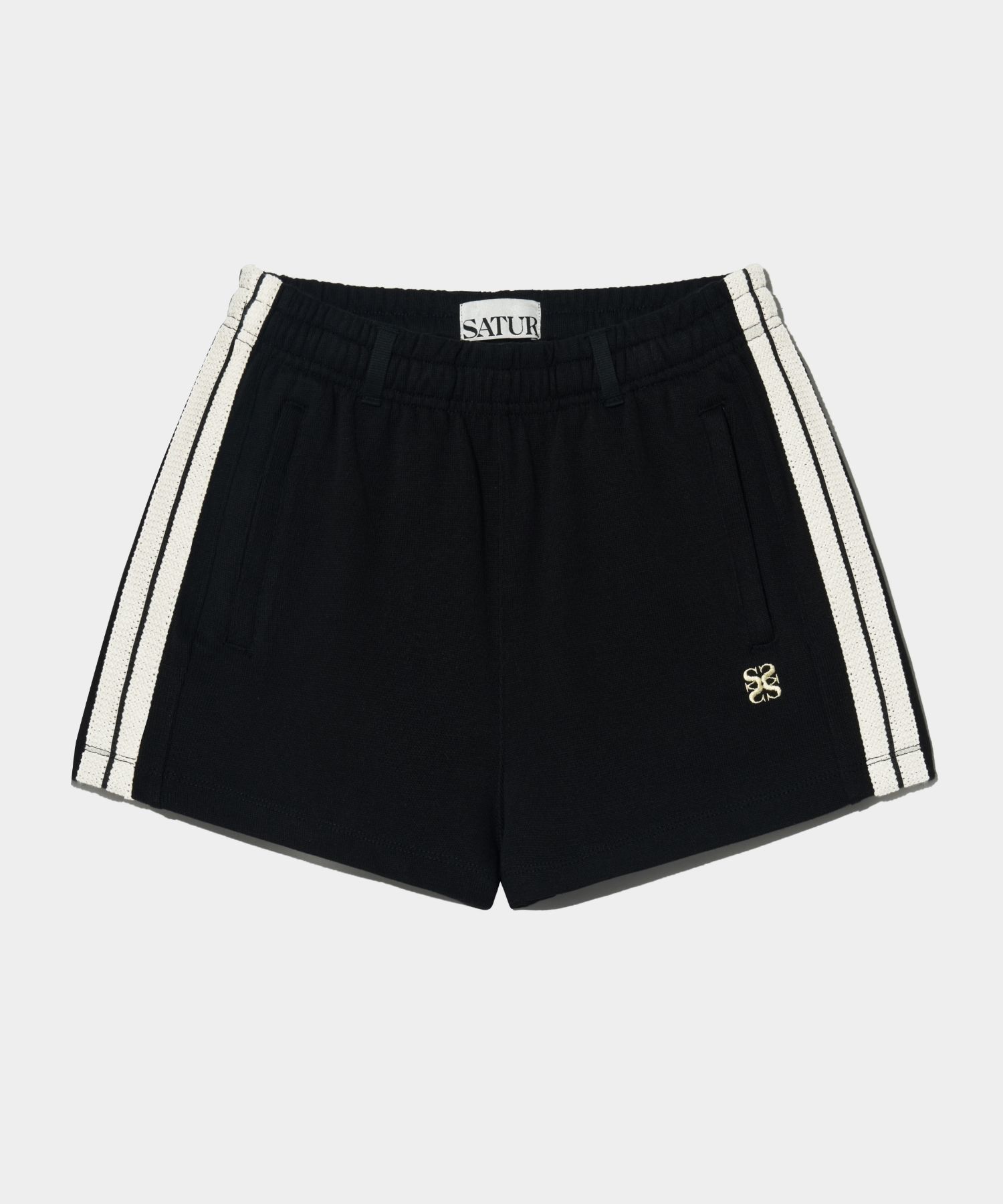 ■SATUR■ W Lawton All Day Track Shorts Caviar Black SA252WT MUSINSA公式 | SATUR (W) Lawton All Day Track Shorts Caviar Black
