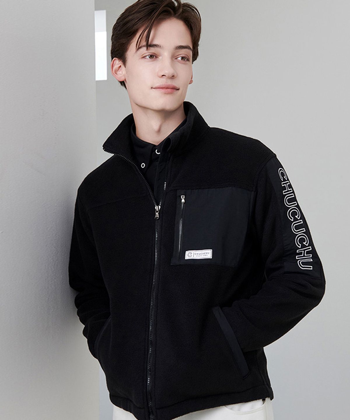 츄쿠츄(CHUCUCHU) C23W-JP009U 윈터 집업 후리스 아우터 [UNISEX]