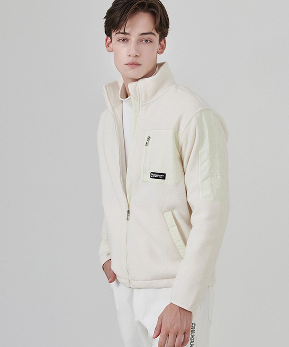 츄쿠츄(CHUCUCHU) C23W-JP009U 윈터 집업 후리스 아우터 [UNISEX]