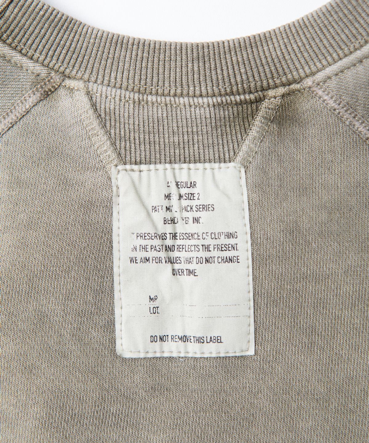 비헤비어(BEHEAVYER) GYM HALF SWEAT light olive