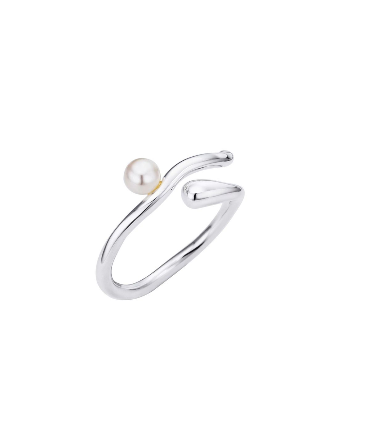 릴리코리(LILYKORI) 925 Silver Flow Pearl Ring