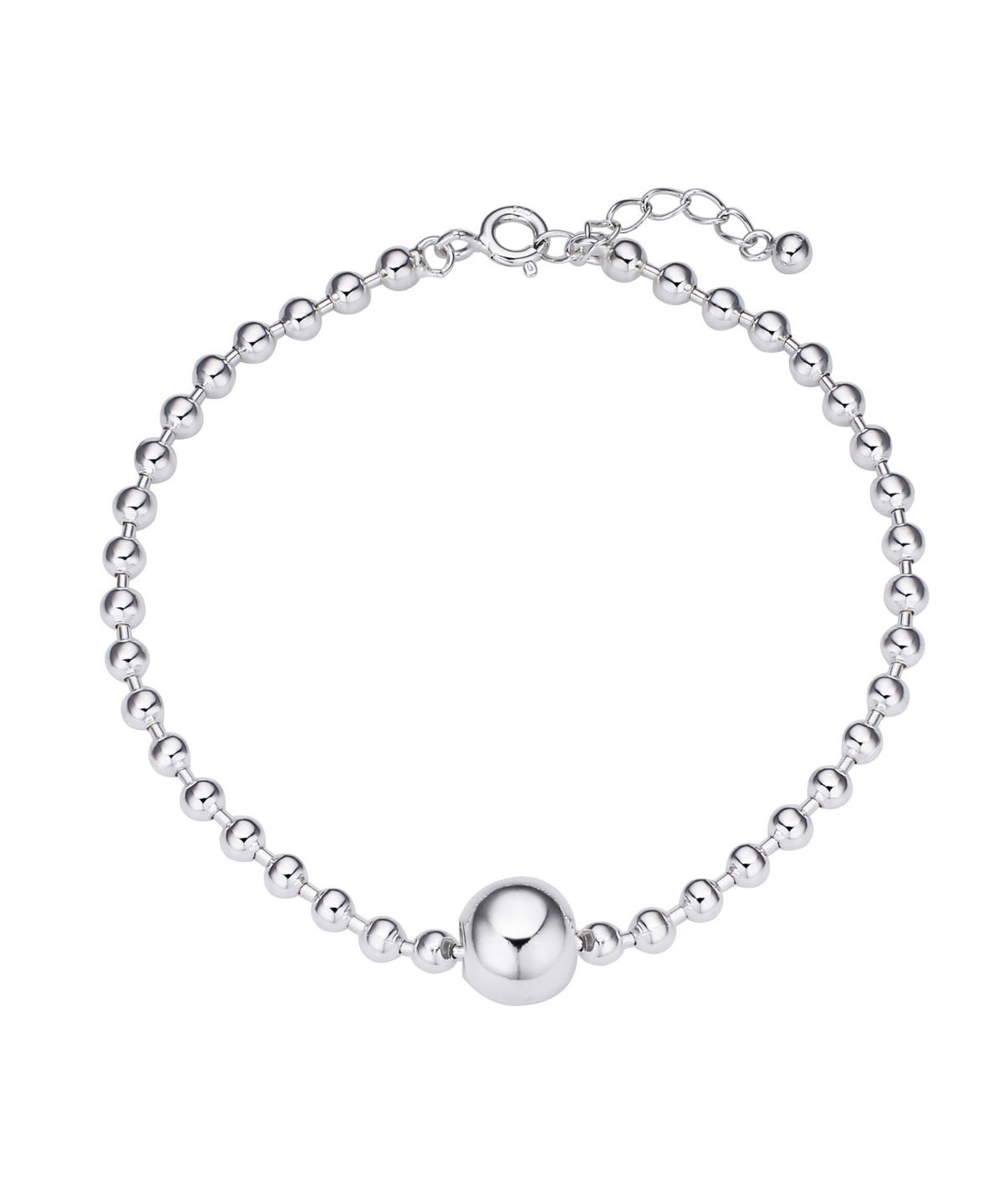 릴리코리(LILYKORI) 925 Silver Round Ball Bracelet