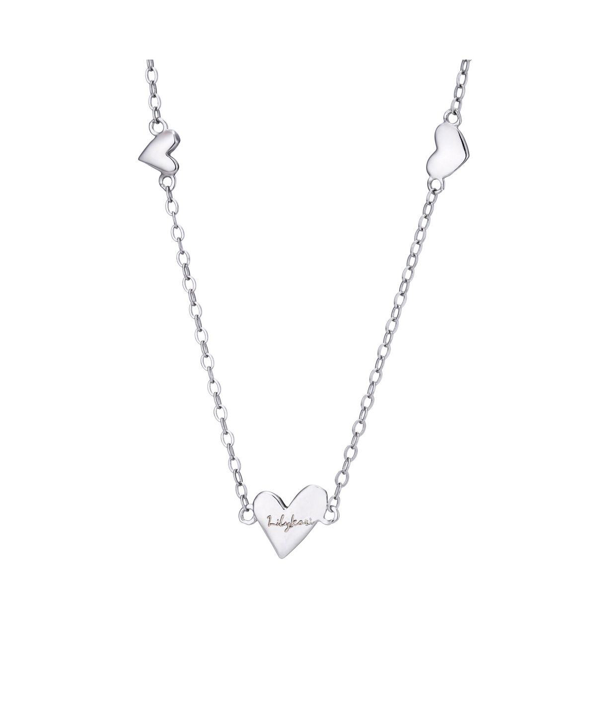 릴리코리(LILYKORI) Silver Triple Heart Necklace