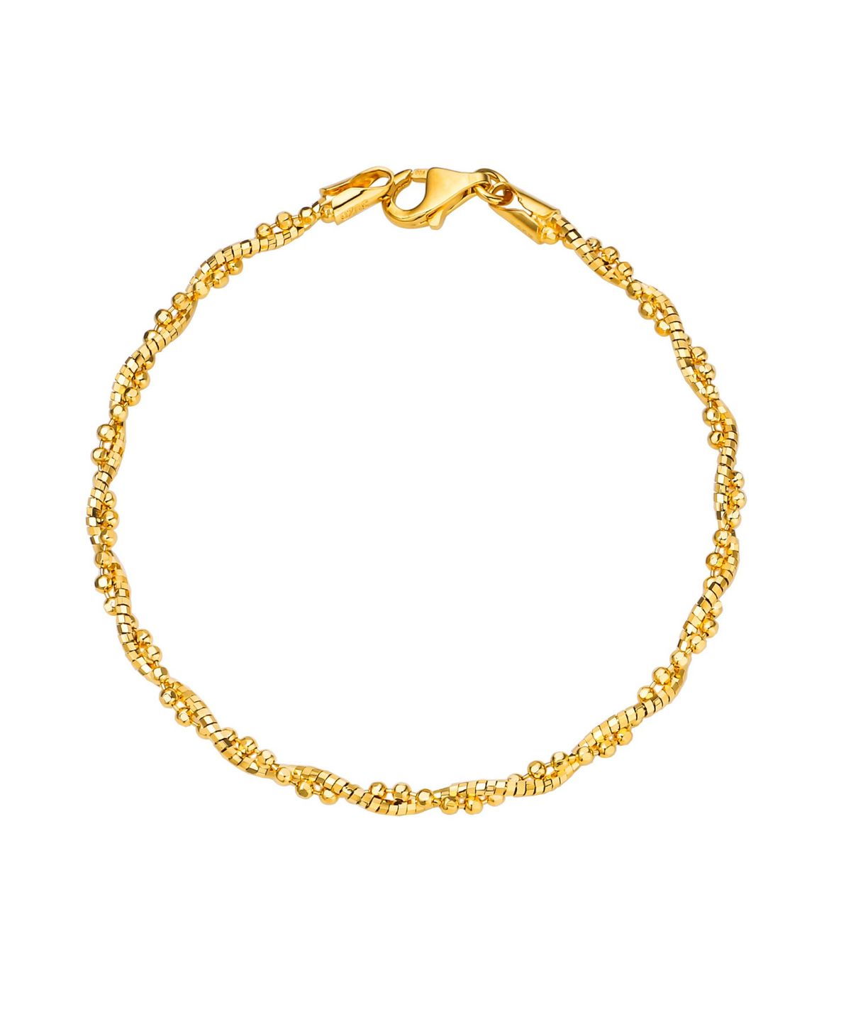 릴리코리(LILYKORI) 925 Silver Twist Sand Bracelet