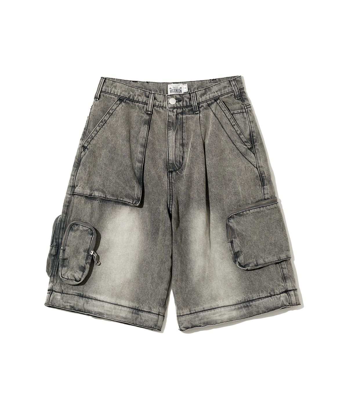 빅유니온(BIG UNION) TWOWAY POCKET PANTS / BLACK DENIM
