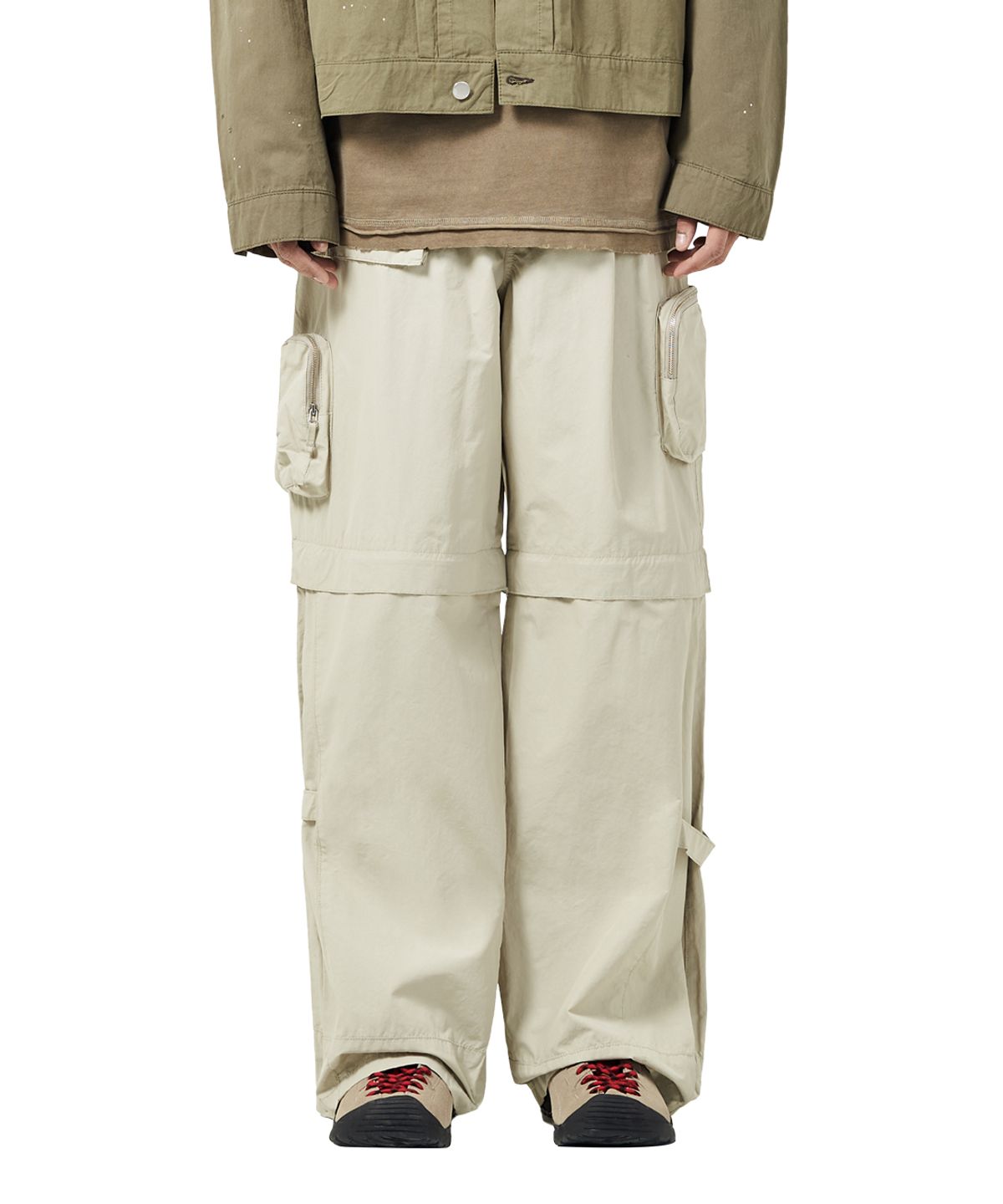 빅유니온(BIG UNION) TWOWAY POCKET PANTS (CN) / IVORY
