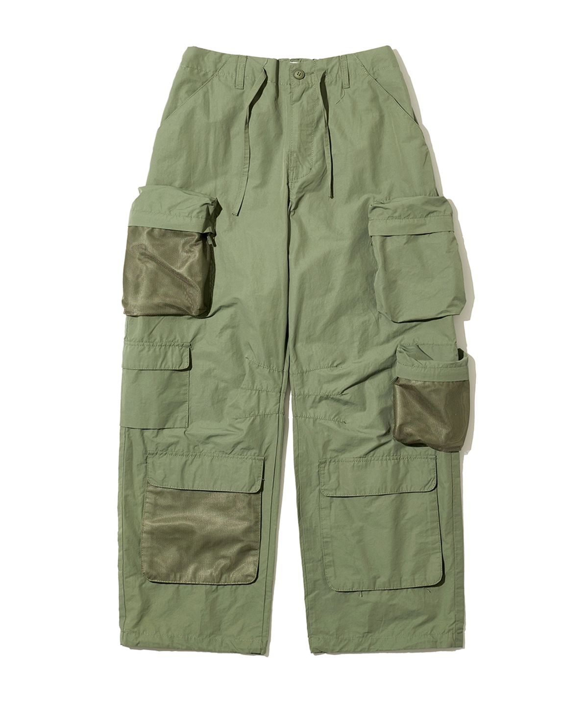 빅유니온(BIG UNION) MESH CARGO PANTS / KHAKI