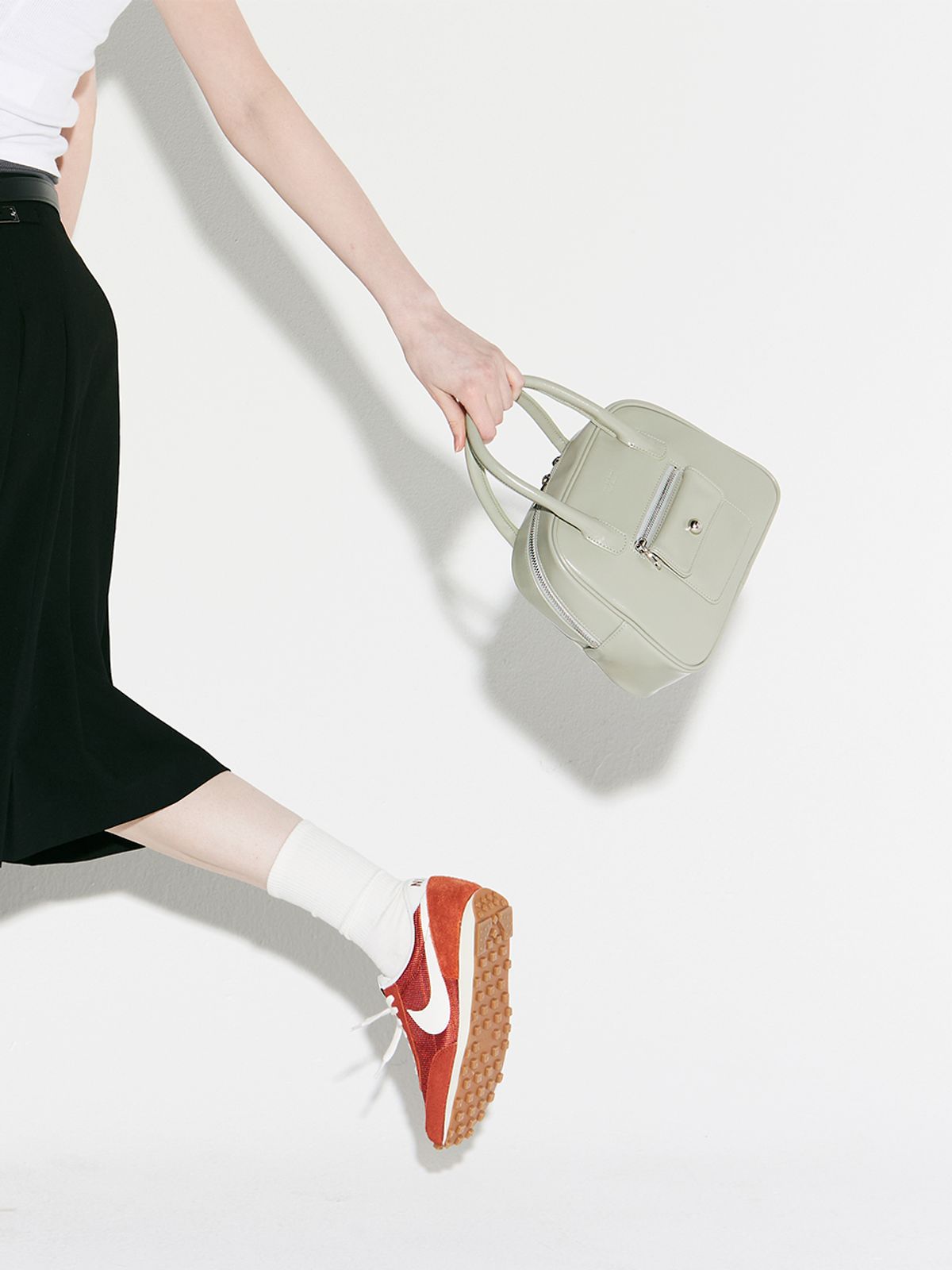 메종크렘(MAISON CREME) Door Bell Tote Bag_mint