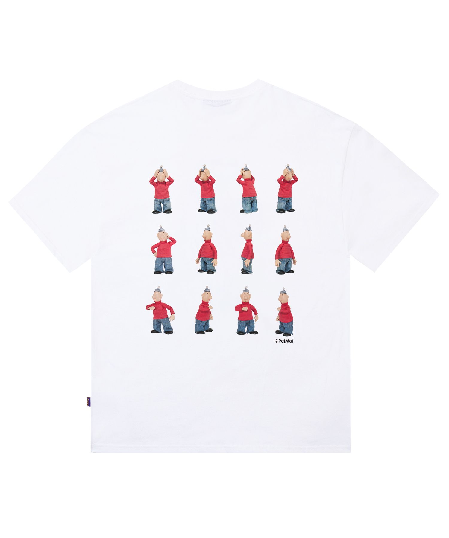Tシャツ・カットソー LAUGHER PATMAT Hello T-Shirt White PM30 MUSINSA公式 | LAUGHER [PAT&MAT] Motion Matte T-shirt. - White