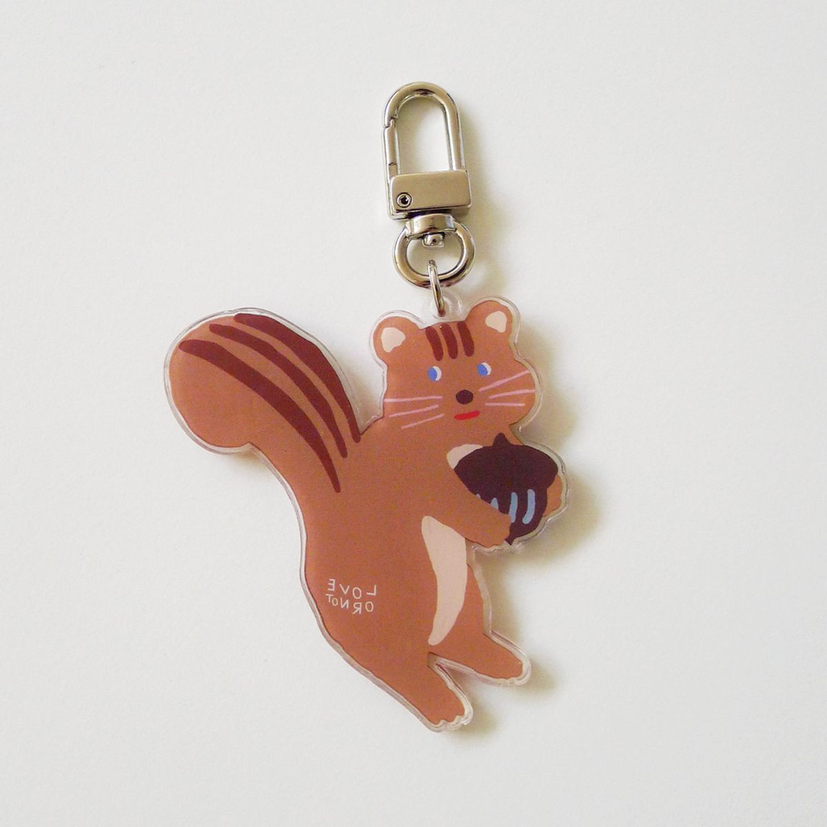 러브오낫(LOVE OR NOT) Chubby Cheeks Squirrel Keyring 키링