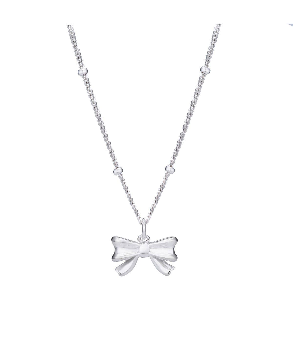 릴리코리(LILYKORI) 925 Silver Ribbon Ball Necklace
