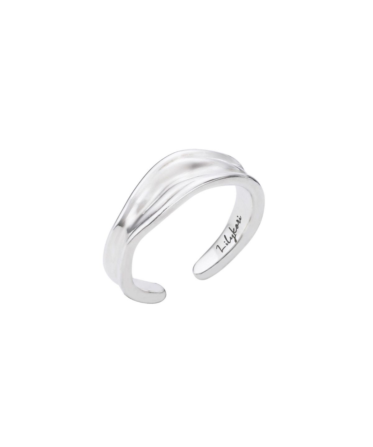 릴리코리(LILYKORI) Silver Low Wave Ring