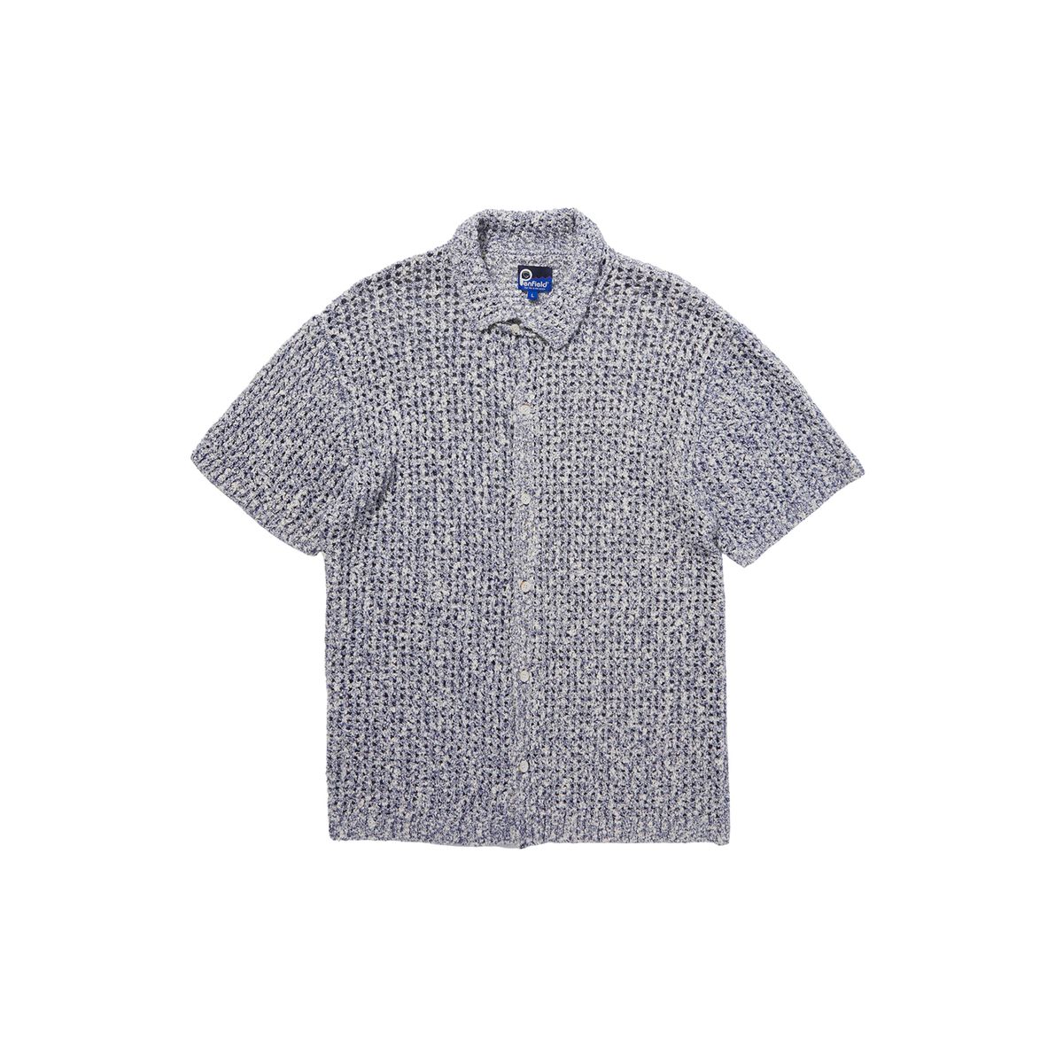펜필드(PENFIELD) DOPPIO BOUCLE KNIT HALF SHIRT_FQ2WR48U
