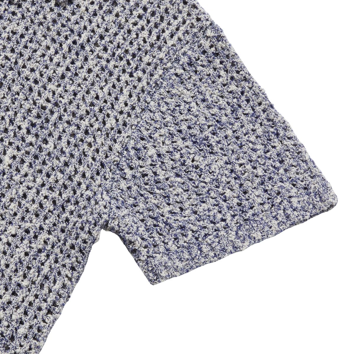 펜필드(PENFIELD) DOPPIO BOUCLE KNIT HALF SHIRT_FQ2WR48U