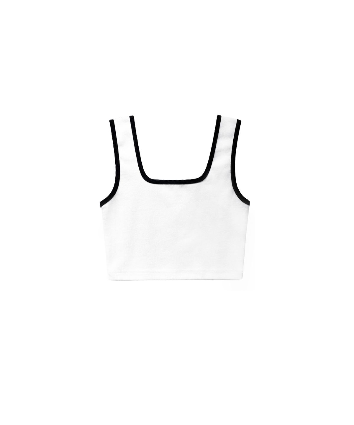 므아므(MMAM) Signature logo basic line detail sleeveless top