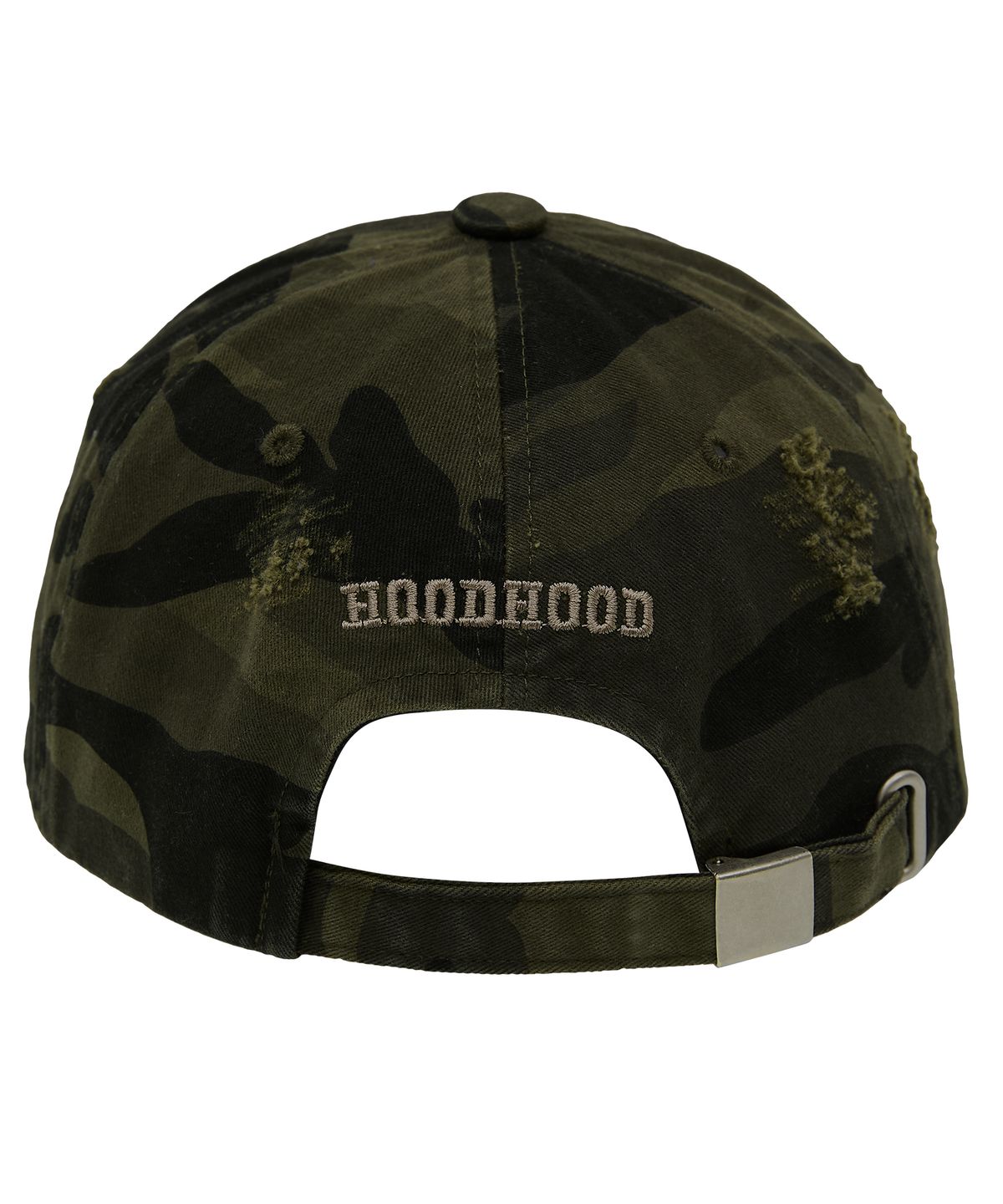 후드후드(HOODHOOD) HD 아플리케 데미지 볼캡 카모