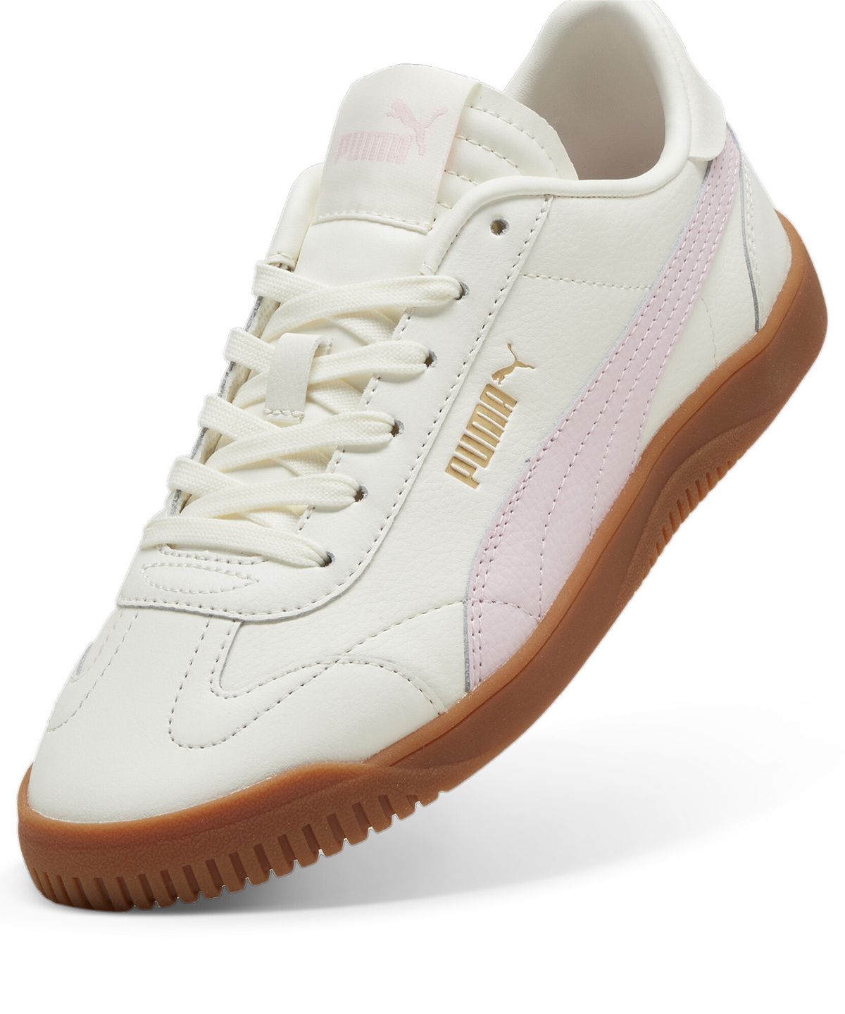 푸마(PUMA) 푸마 클럽 5v5 누벅 - 웜화이트:핑크:골드 / 389406-10