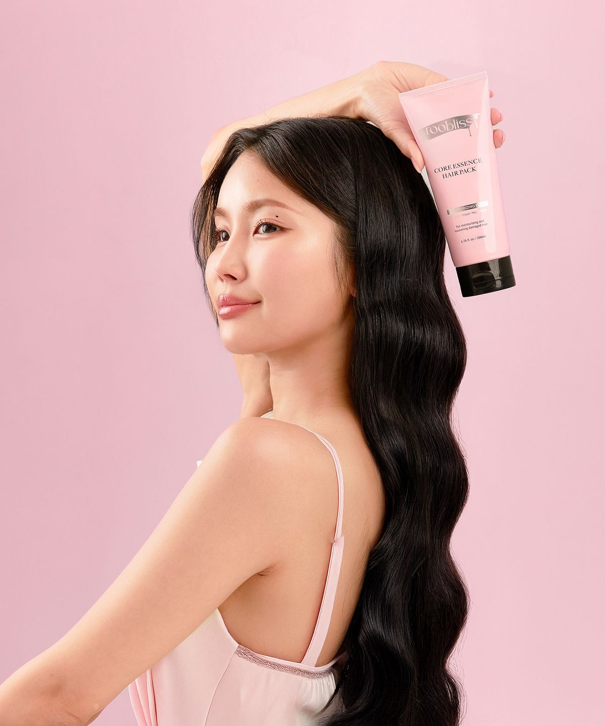 루블리스(ROOBLISS) 케라틴 코어 에센스 헤어팩 핑크 200ml (+TWS 스페셜 이미지카드 증정)