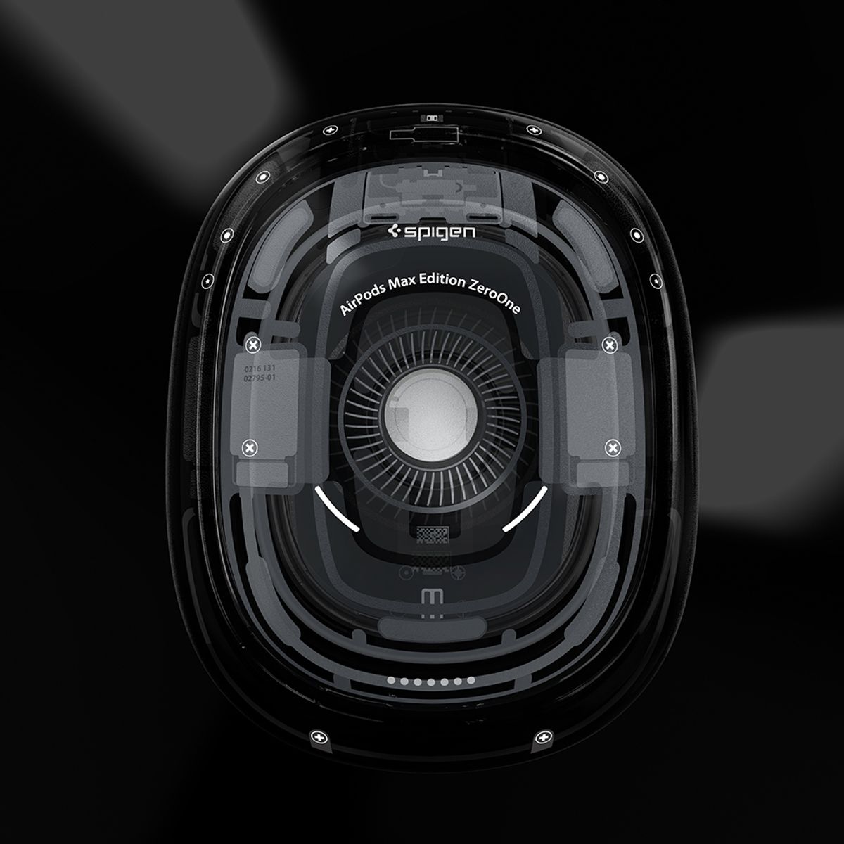 슈피겐(SPIGEN) 에어팟 맥스2 에어팟 맥스 투명 케이스 커버 울트라하이브리드 프로 제로원